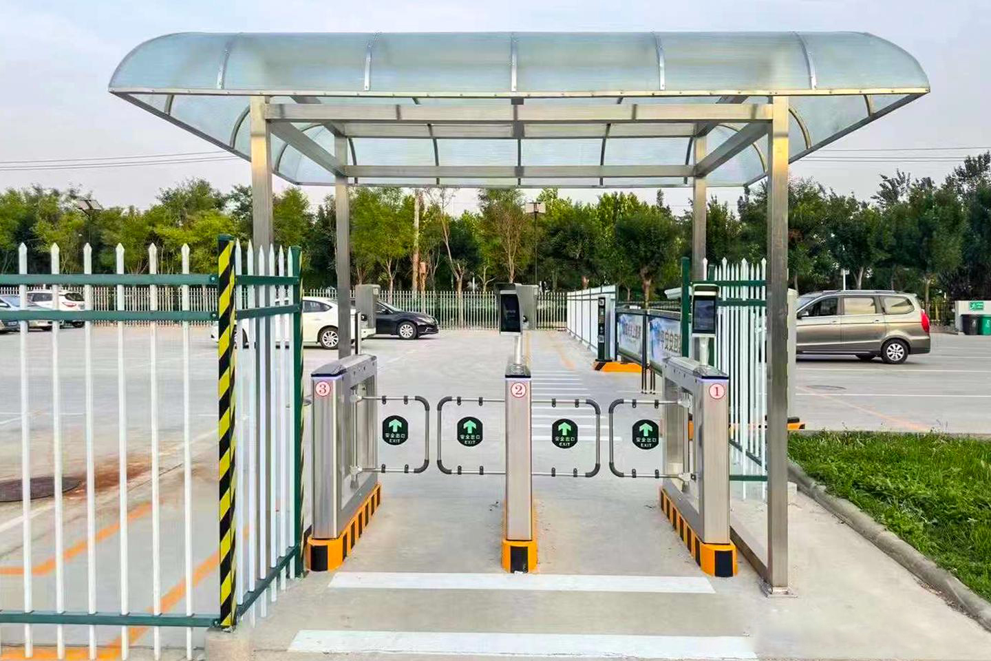 Bus Station Turnstile With Access Control