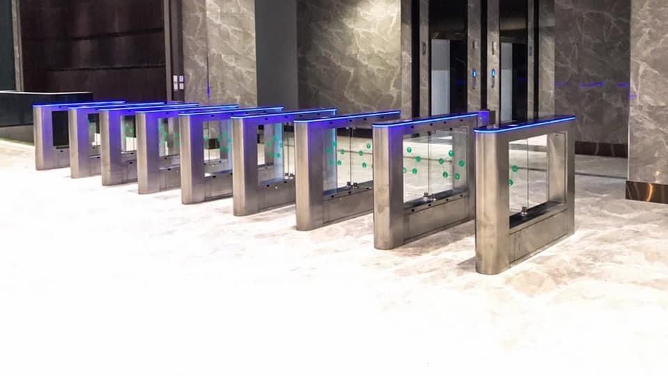 Manual Swing Barrier Used in Supermarkets