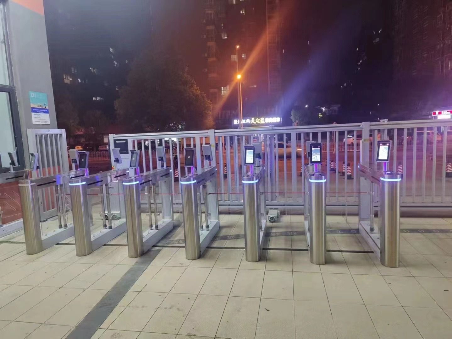 Sliding Gate Turnstile Used in Science Museum