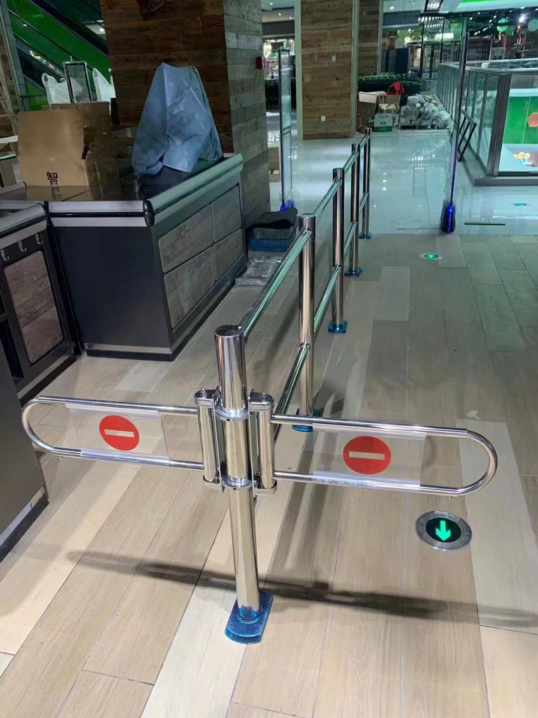 Supermarket Turnstile For School Dorms
