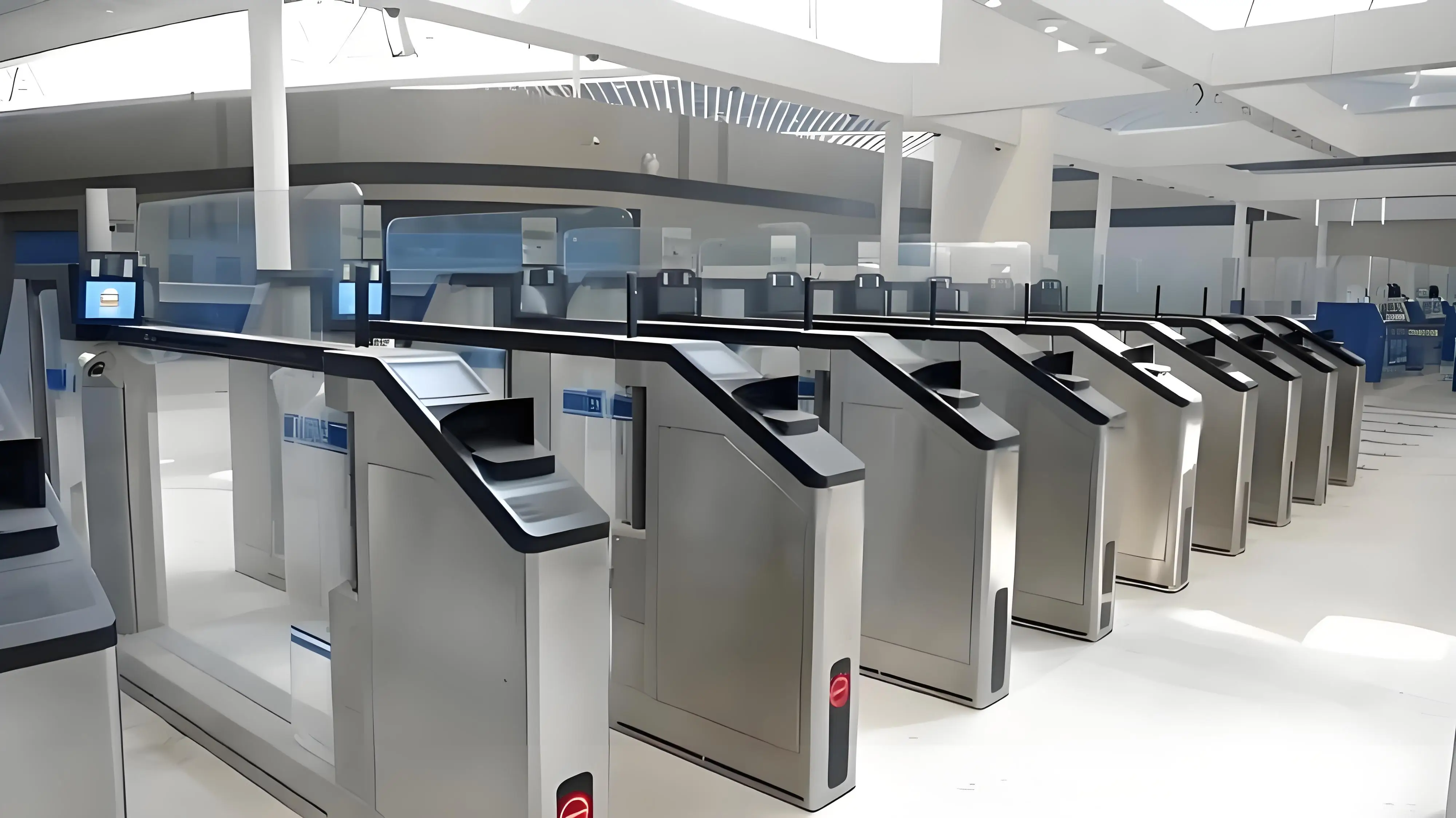 turnstile with metal detector