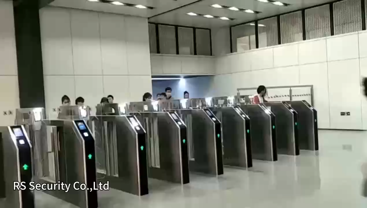 ab door swing turnstile with access control