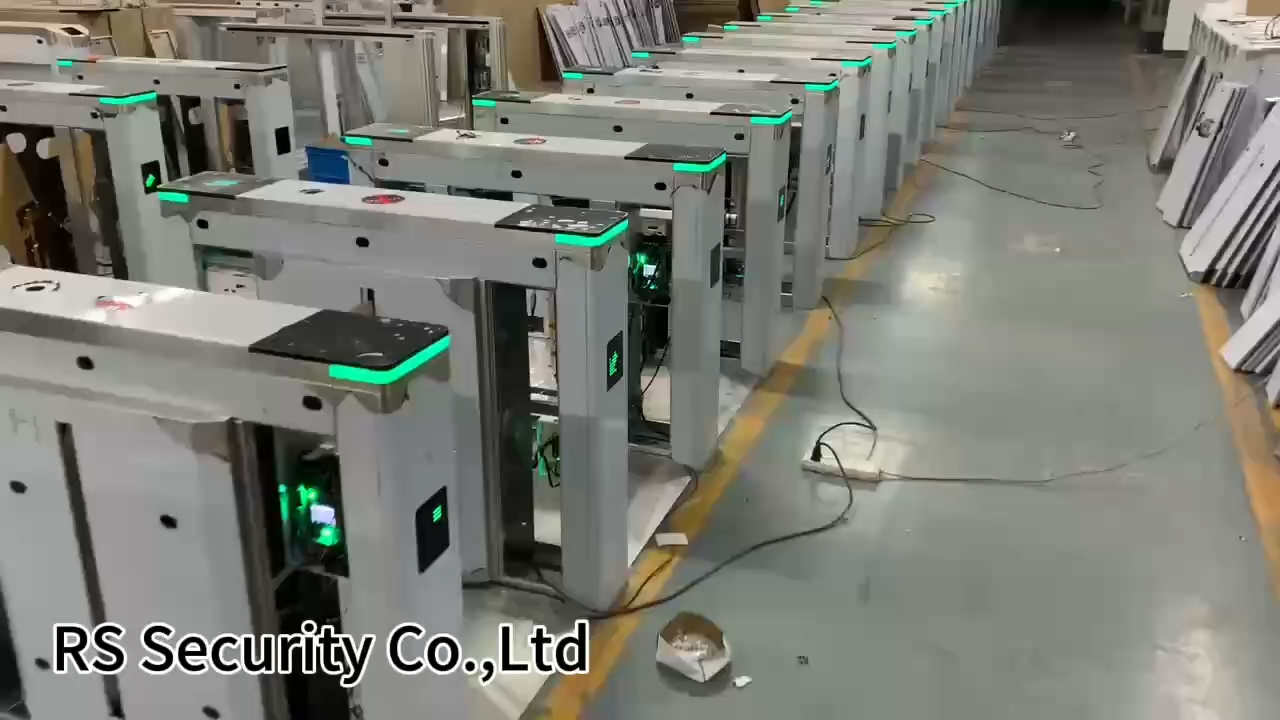 servo motor flap barrier system for subway station