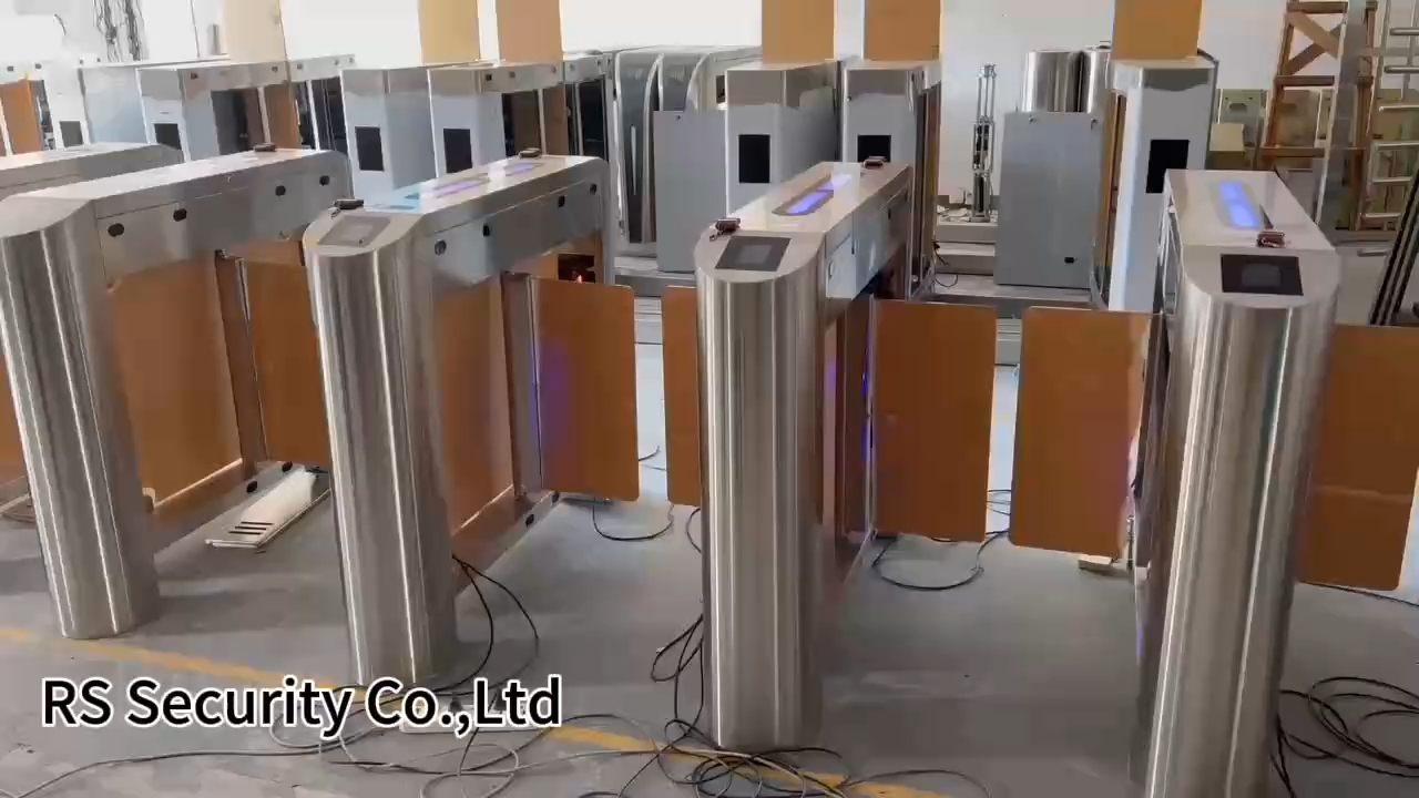 he 304 Stainless Steel Swing Turnstile for School Entrance