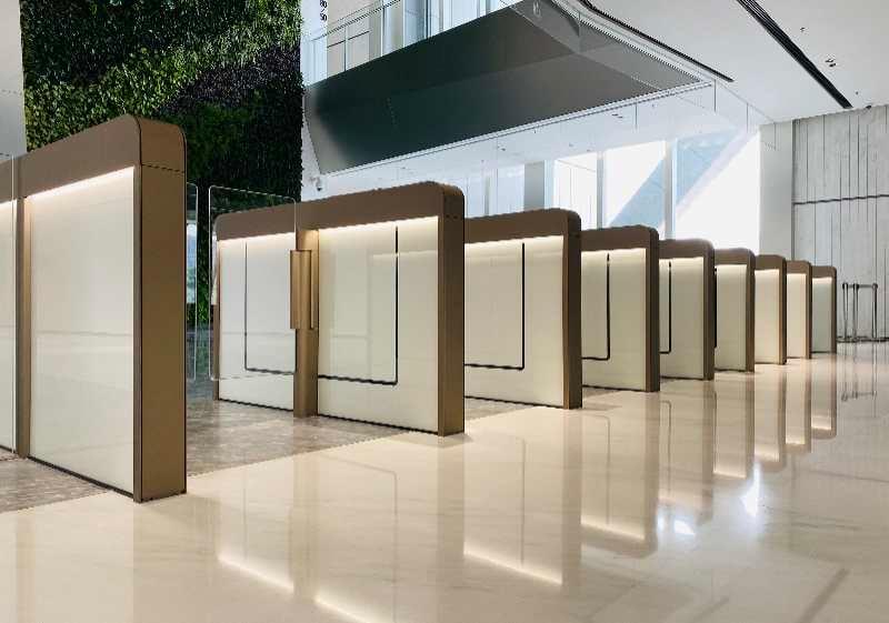 turnstile gate installation