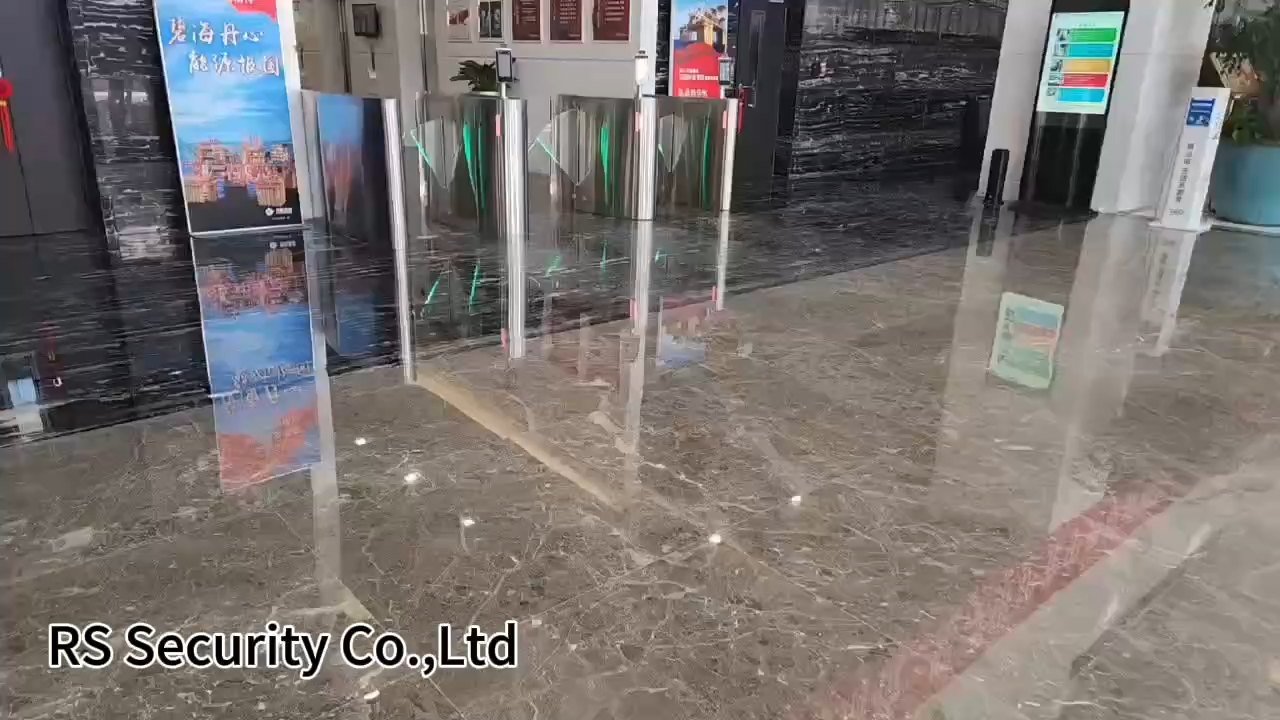 Wide Lane tickets Flap Turnstile for Employee Attendance