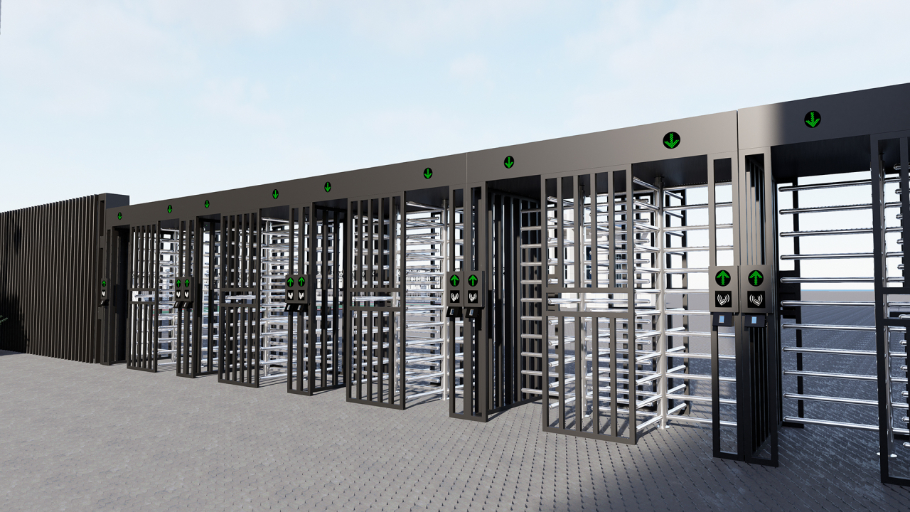 full height turnstile gate price