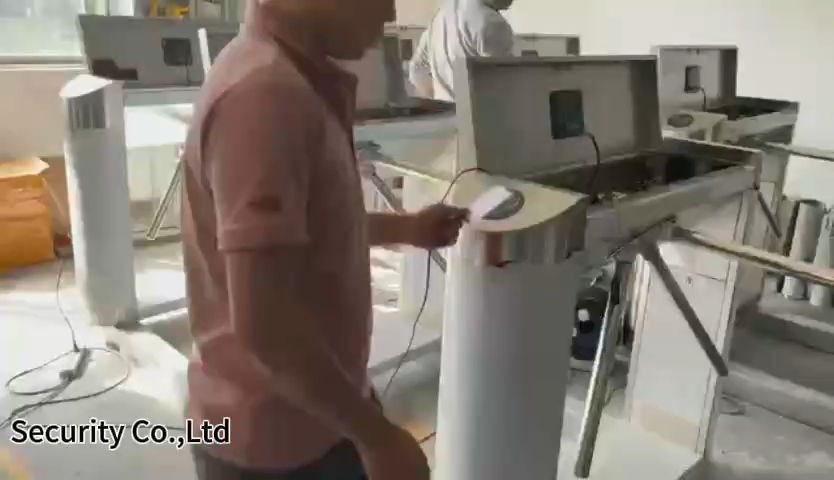Passenger Entrance Tripod Turnstiles in Subway Stations